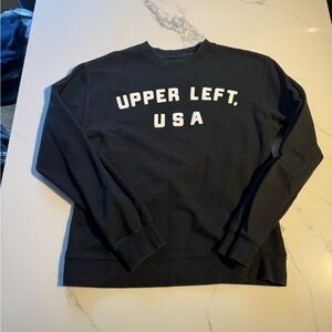 Upper left crewneck sweatshirt